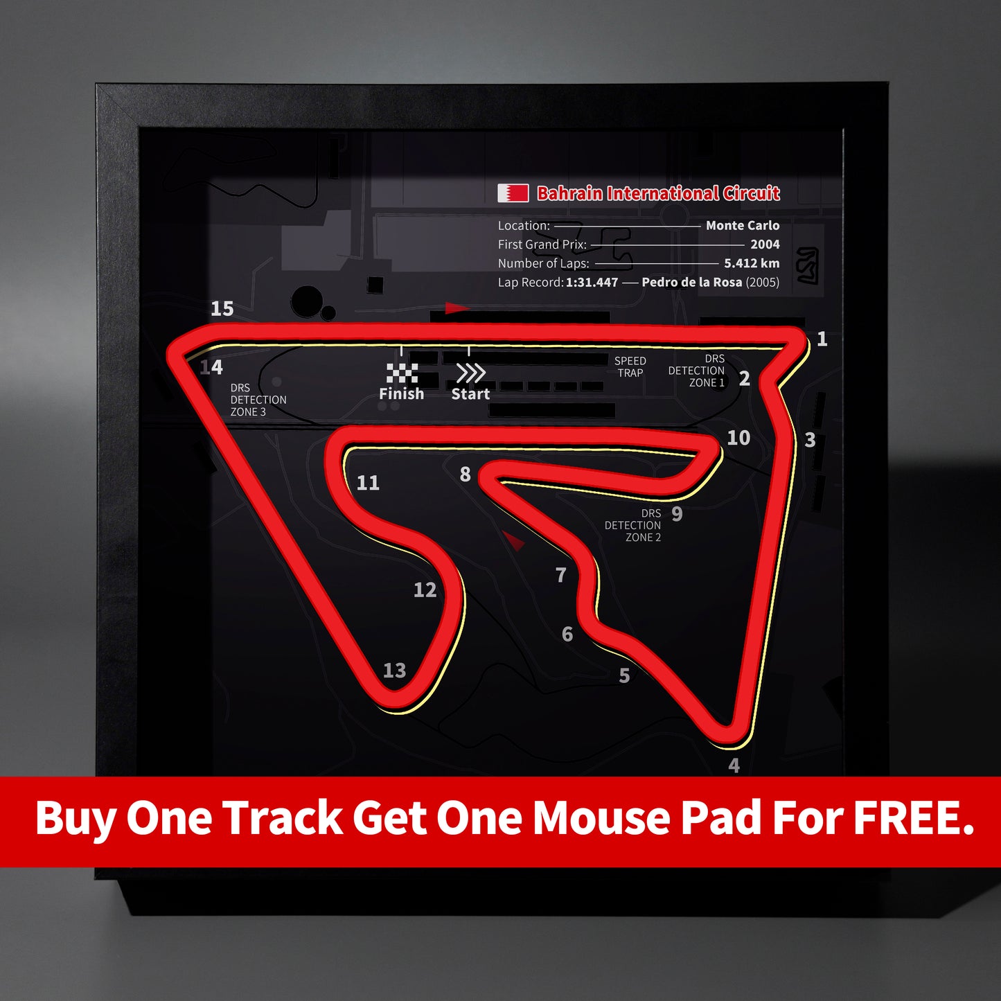 Bahrain International - F1 Track Frame Lightbox