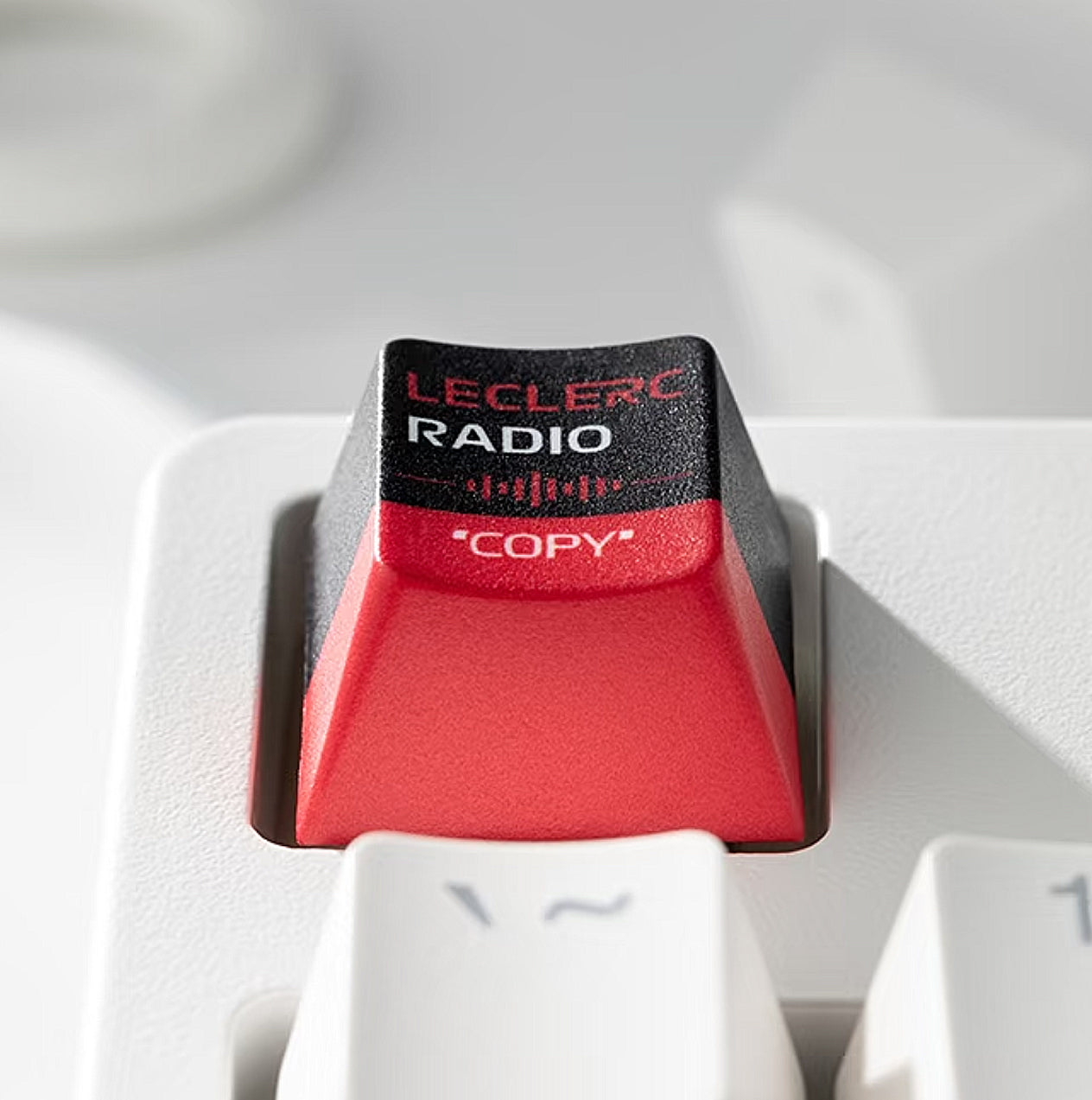 Charles Leclerc F1 Mini Helmet Keycap – 2024 Monaco GP Edition | Compatible with Wooting & Mechanical Keyboards