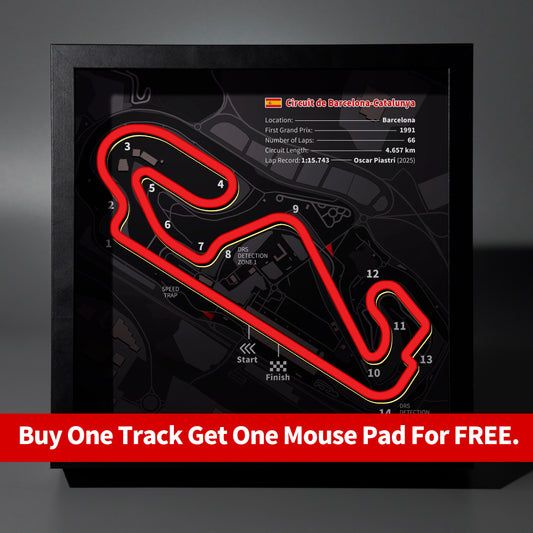 Barcelona - F1 Track Frame Lightbox