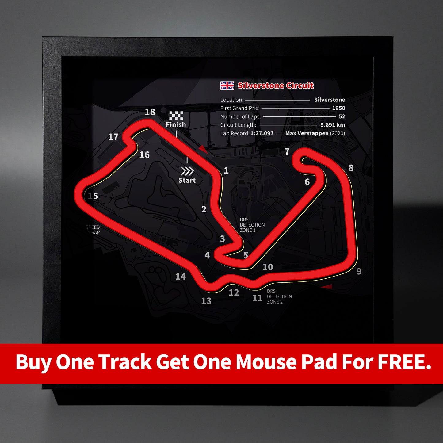 Silverstone - F1 Track Frame Lightbox