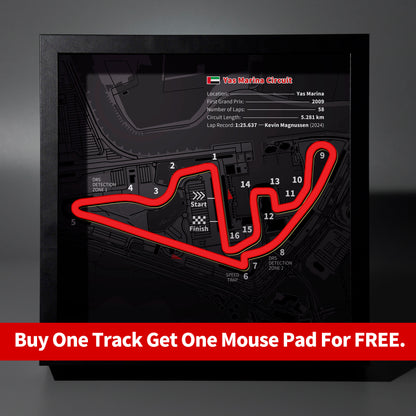 Yas Marina - F1 Track Frame Lightbox