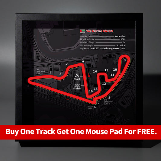 Yas Marina - F1 Track Frame Lightbox