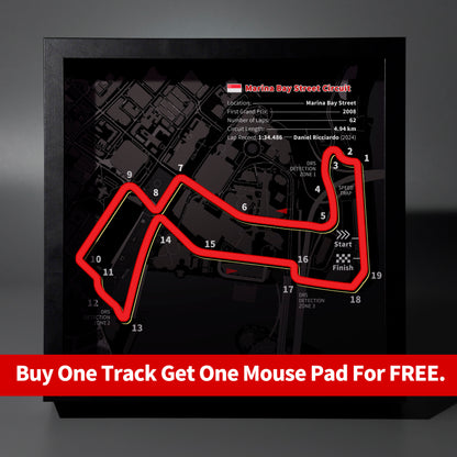 Marina Bay Street - F1 Track Frame Lightbox