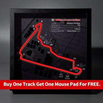 Hermanos Rodríguez - F1 Track Frame Lightbox