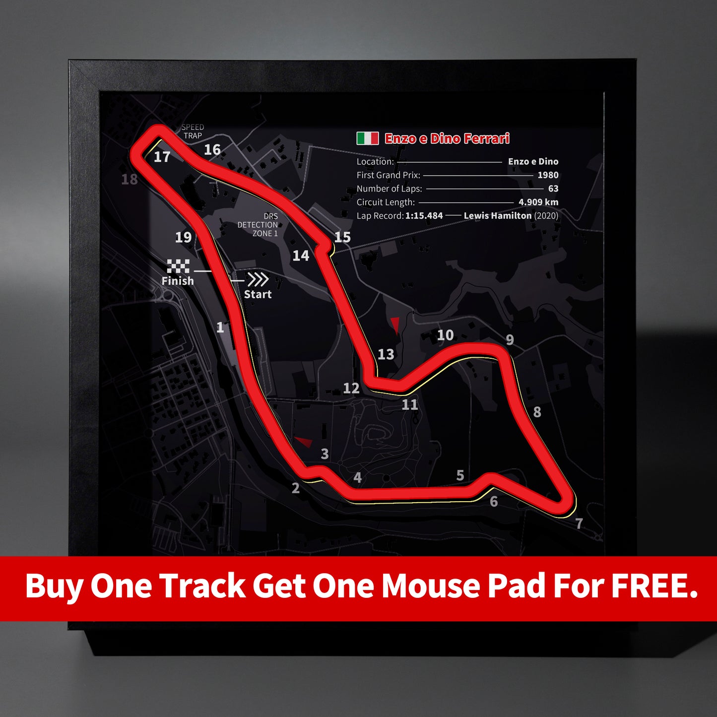 Enzo e Dino - F1 Track Frame Lightbox