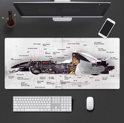 F1 Racing Mouse Pad 800×300mm