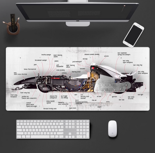 F1 Racing Mouse Pad 800×300mm