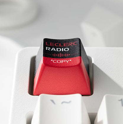Charles Leclerc F1 Mini Helmet Keycap – 2024 Monaco GP Edition | Compatible with Wooting & Mechanical Keyboards