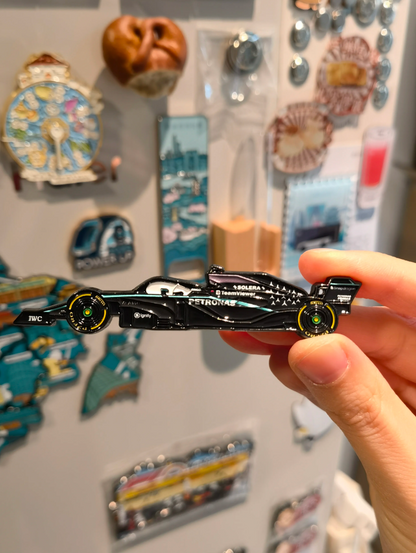 Miniature Formula 1 Car Magnet – 7x2cm mecedes Design